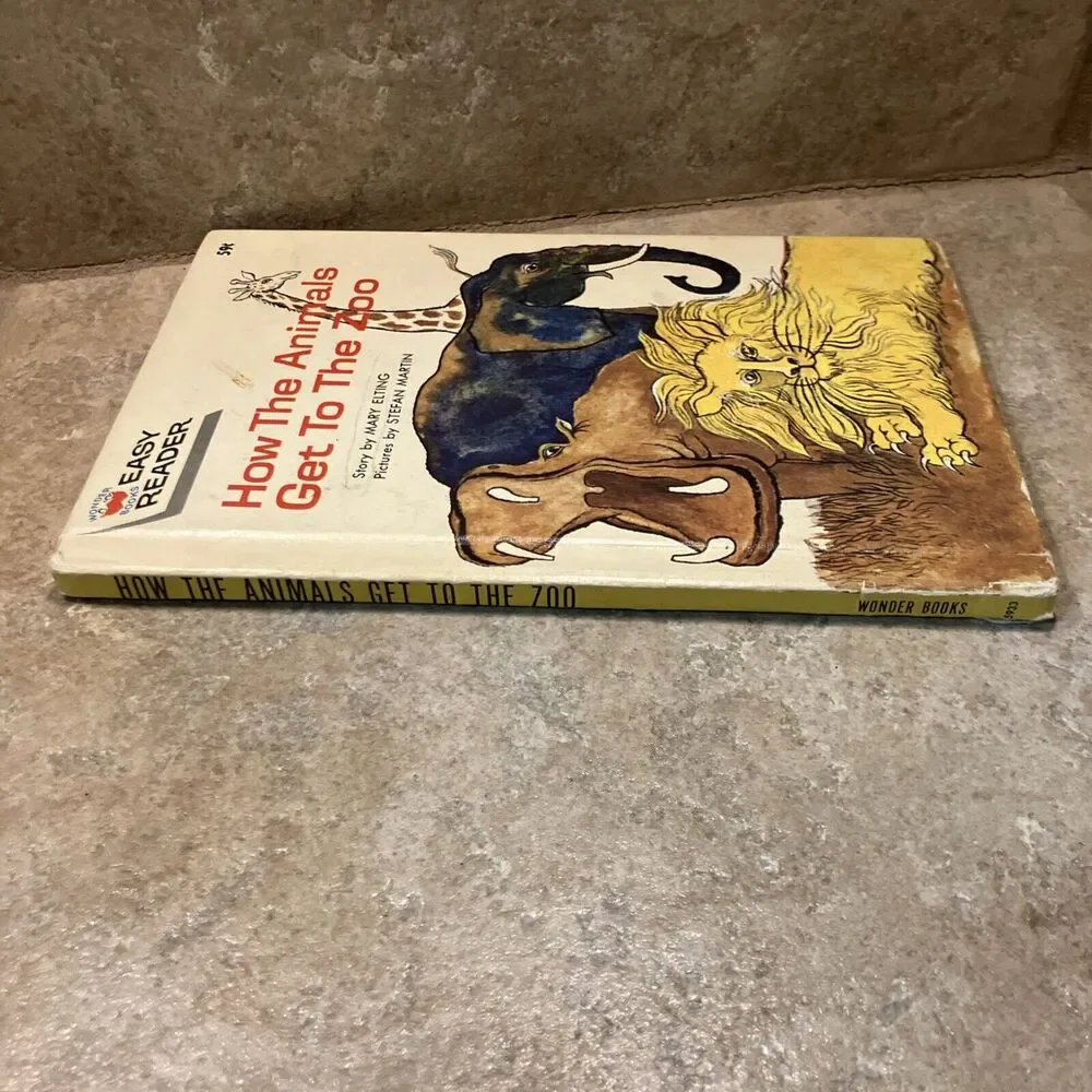 HOW THE ANIMALS GET TO THE ZOO EASY READER HARDCOVER 1964‎